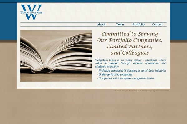 wingatepartners.com site used Wingate