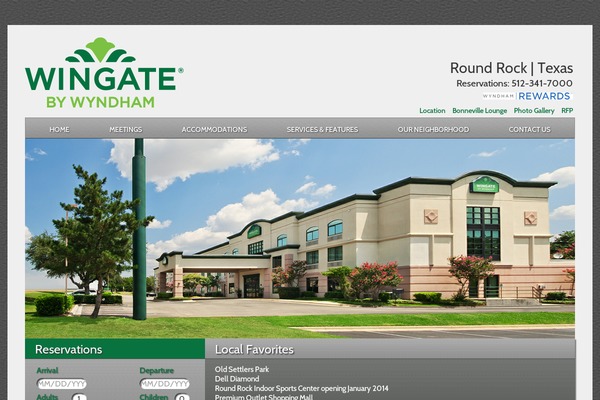 wingateroundrock.com site used Wingate