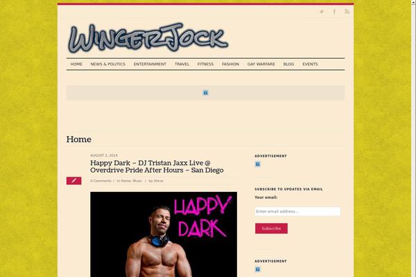 wingerjock.com site used Anuglar