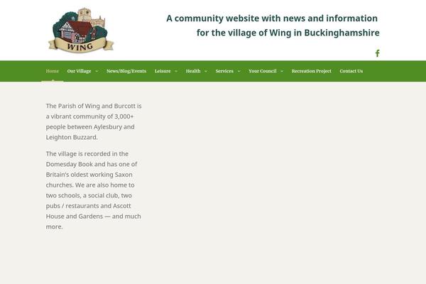Infinite theme site design template sample