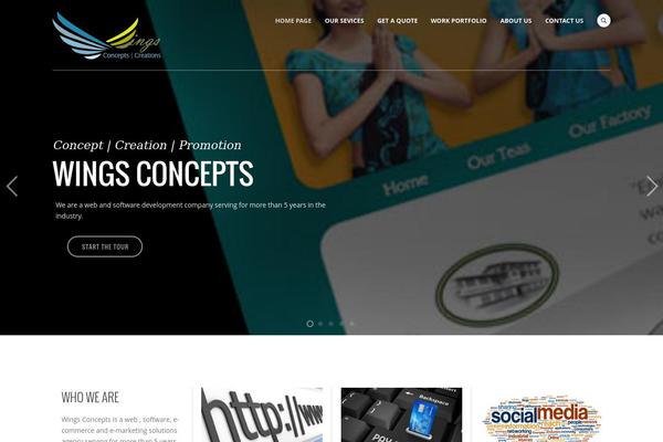 Porcelain theme site design template sample