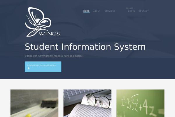 Ampersand theme site design template sample