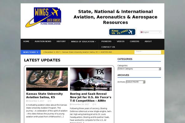 MH Magazine theme site design template sample