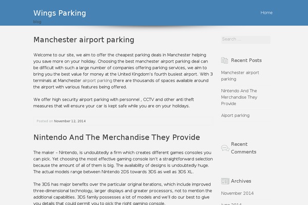 USHA theme site design template sample