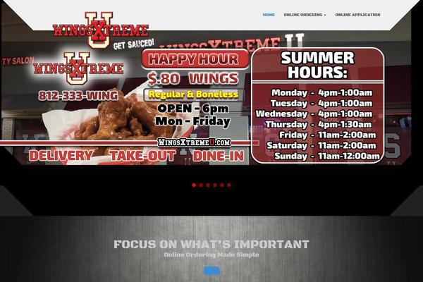 Clean Start theme site design template sample