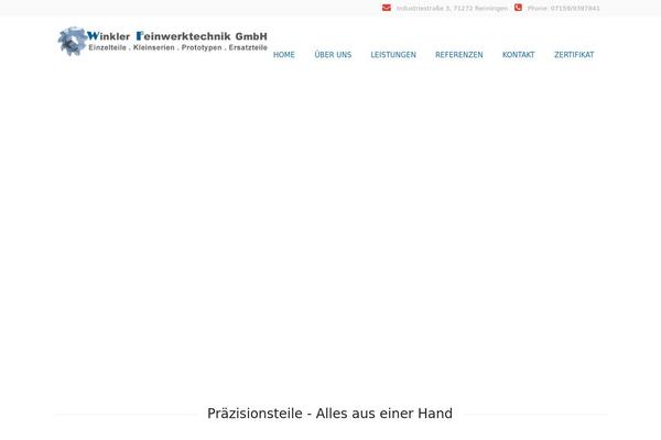 winkler-feinwerktechnik.de site used Manufacturing