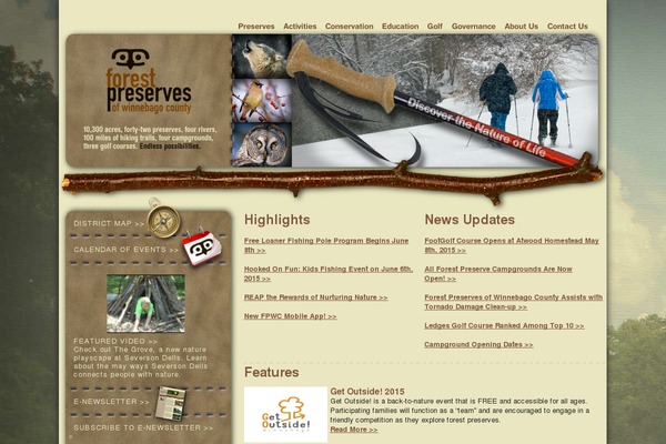 winnebagoforest.org site used Wcfp