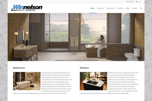 Enfold theme site design template sample