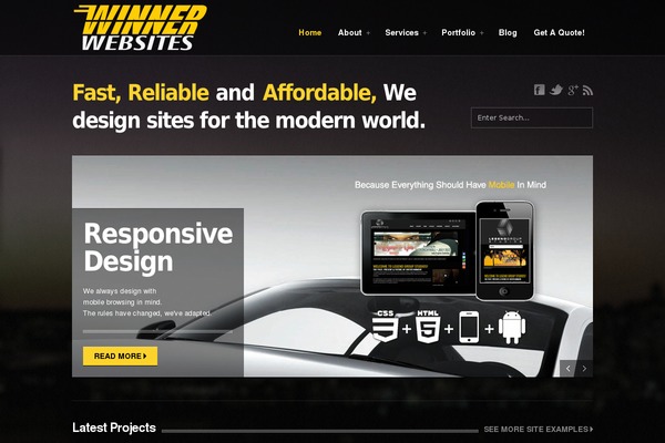 winner-websites.com site used Crunchy