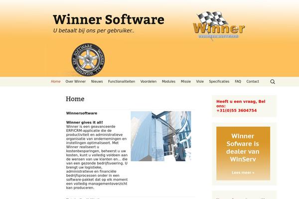 Twenty Thirteen theme site design template sample