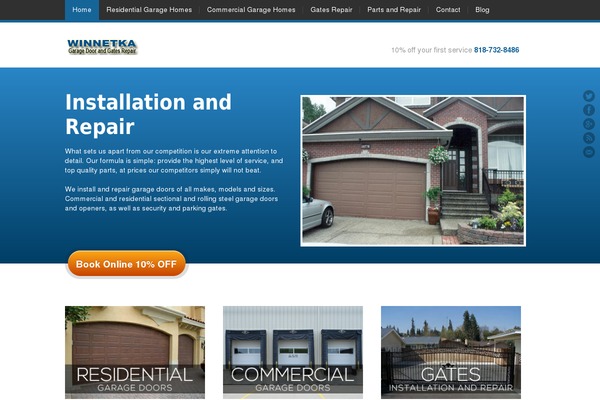 Arttica theme site design template sample