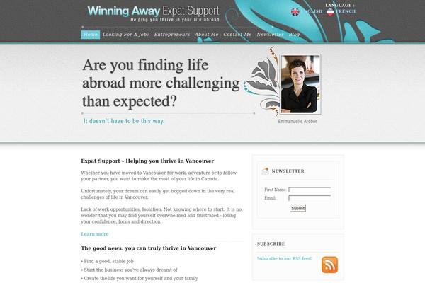 Coffee Break theme site design template sample