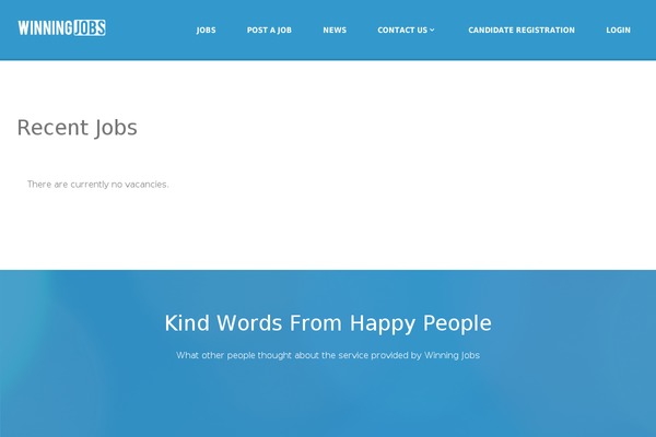 Jobify theme site design template sample
