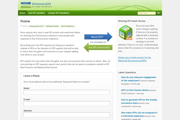 Site using DW Question & Answer plugin