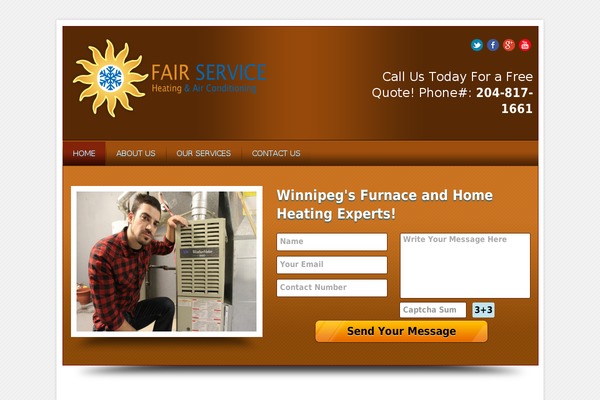 Local Business theme site design template sample