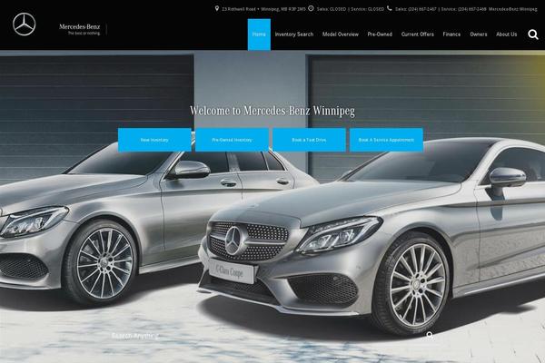 winnipegmercedesbenz.ca site used Dealer Inspire