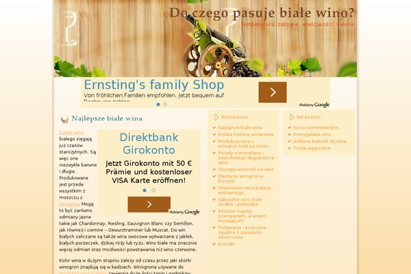 Wine theme site design template sample