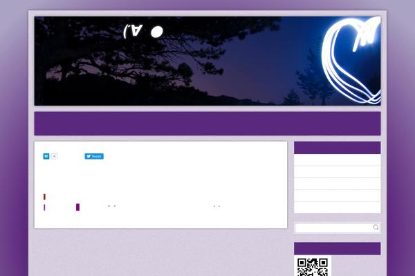 Purple Modena theme site design template sample