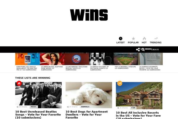 Site using Wpshowdown plugin