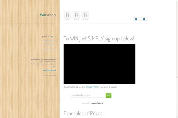 Deploy website example screenshot