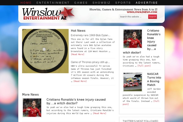 Site using Dynamic Content Gallery plugin