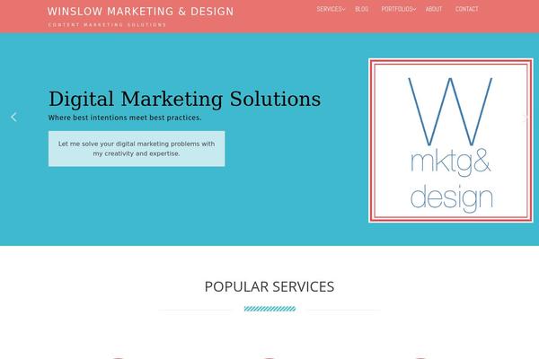 Ariwoo theme site design template sample