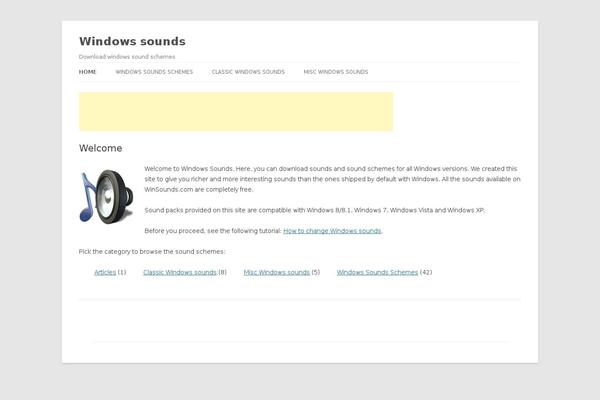 Twentytwelve-child theme site design template sample