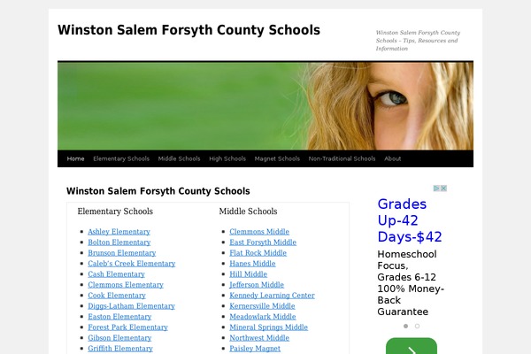 Twenty Ten theme site design template sample