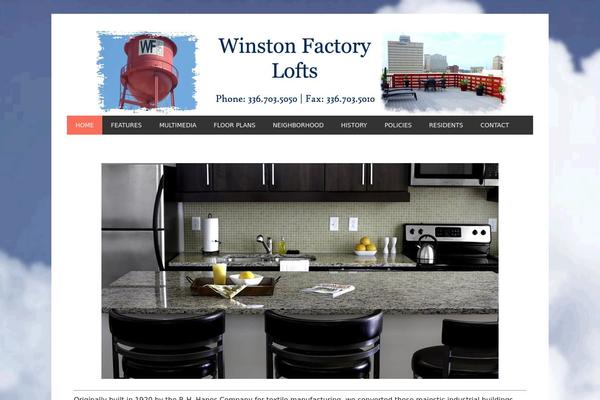 Metro theme site design template sample