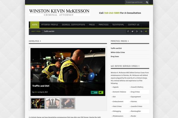 Presto theme site design template sample