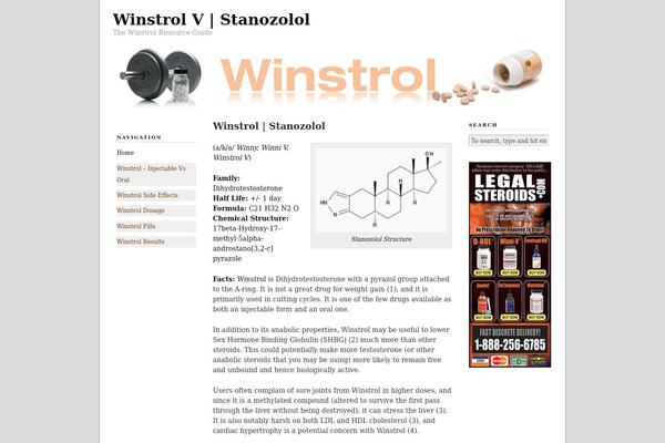winstrol.org site used Thesis 1.8