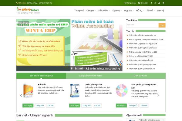 TrendyBlog theme site design template sample