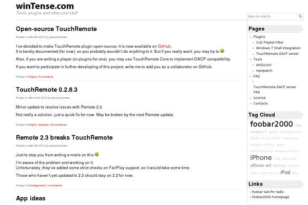Site using Backup by Supsystic plugin