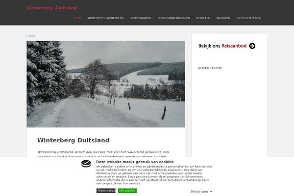 WP Simple theme site design template sample