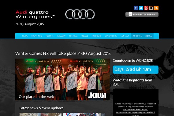 wintergamesnz.com site used Wintergamesnz