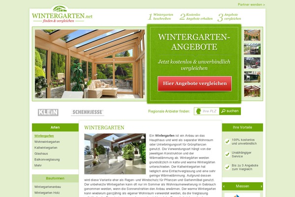 wintergarten.net site used Wintergarten