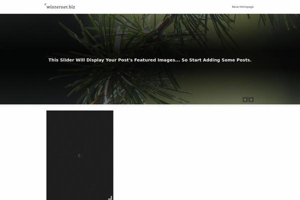 Snapshot theme site design template sample
