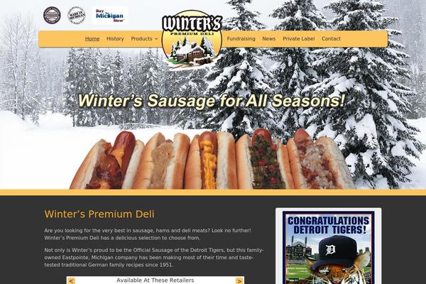 wintersausage.com site used Winters