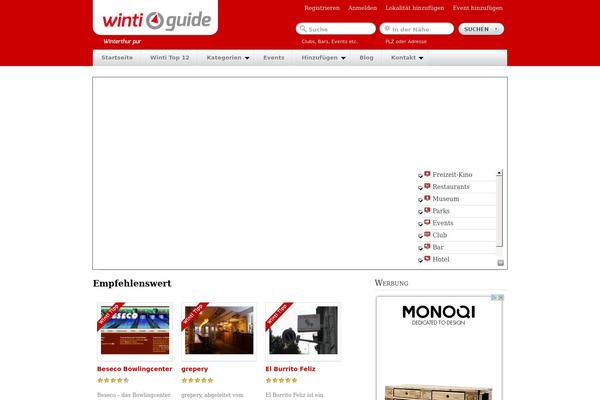Site using Instant Search & Suggest plugin