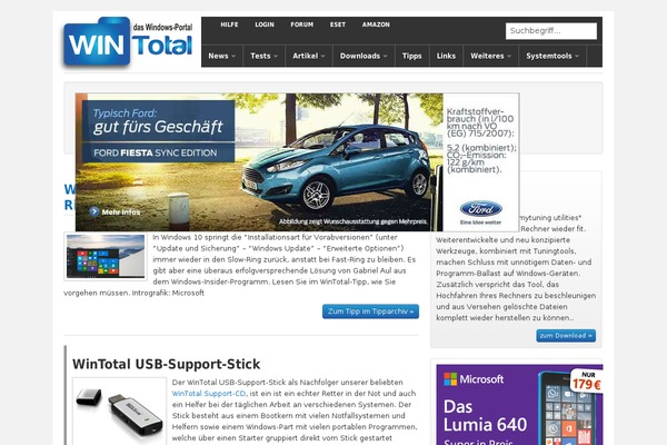 wintotaldb.de site used Wintotal.de