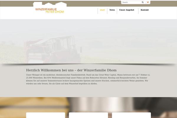 Dynamix theme site design template sample