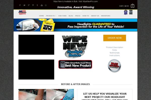 Site using WEN's Social Links plugin