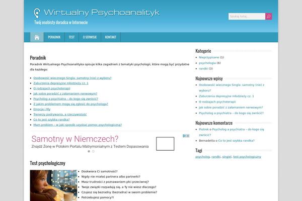 HappenStance theme site design template sample