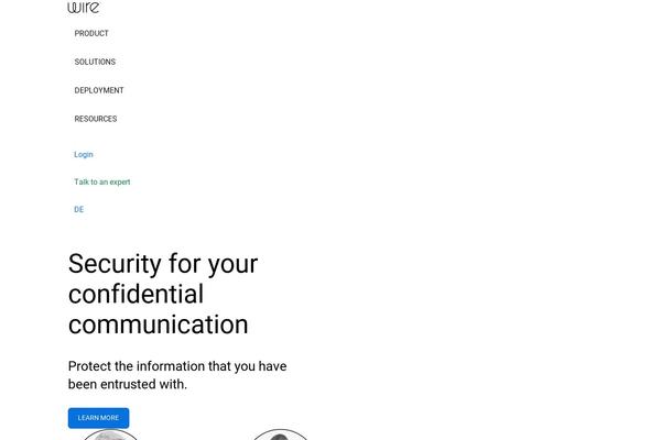wire.com site used Wire