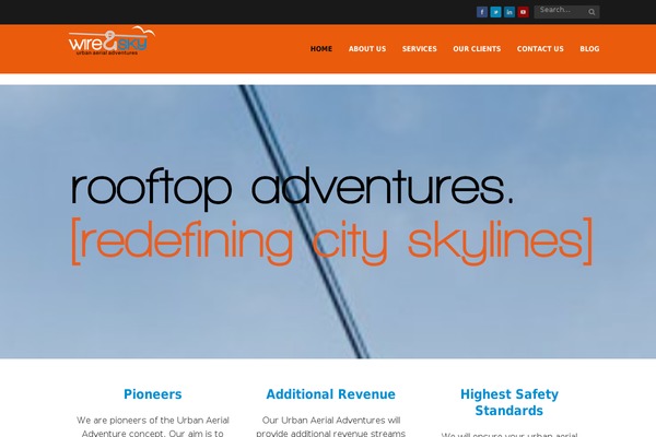 Thunder theme site design template sample