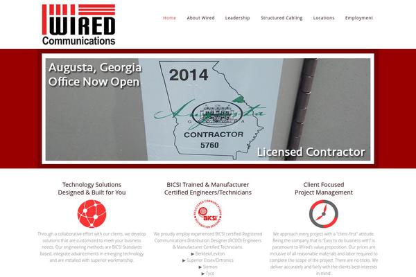 wired-comm.com site used Wired