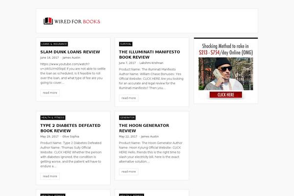 Fafa_v2 theme site design template sample