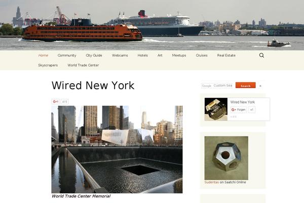 Twenty Thirteen theme site design template sample