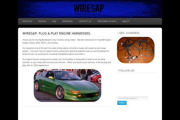 Enterprise theme site design template sample