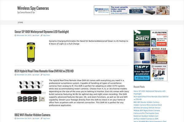 Exray theme site design template sample